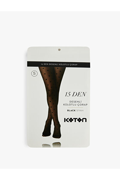 Koton 15 DEN чорапогащи с мотиви