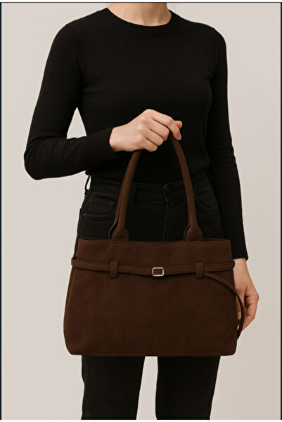 Lyona Bags Dora Süet Deri Kadın Çantası