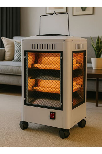 TOSCANA U 2000W electric heater and warmer, 5 heating elements and automatic shut-off