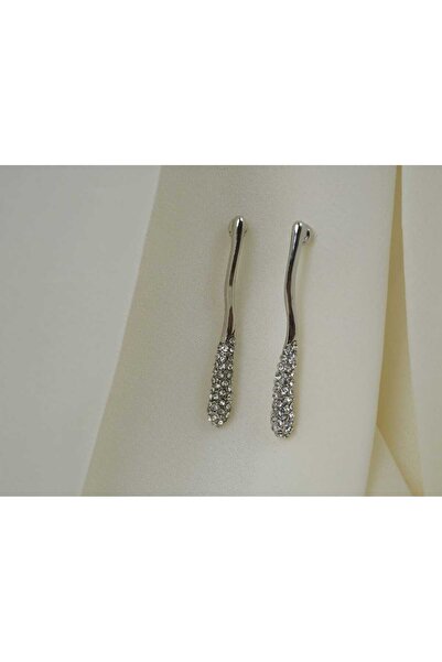 ATELİER TUĞBA Kp009 Long Drop Stone Earrings