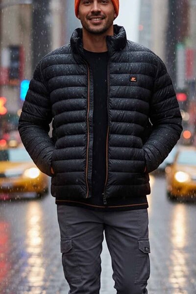 Bad Bear Erkek Rüzgar Geçirmez Sıcak Tutan Hafif Elyaf Dolgulu Şişme Erkek Mont