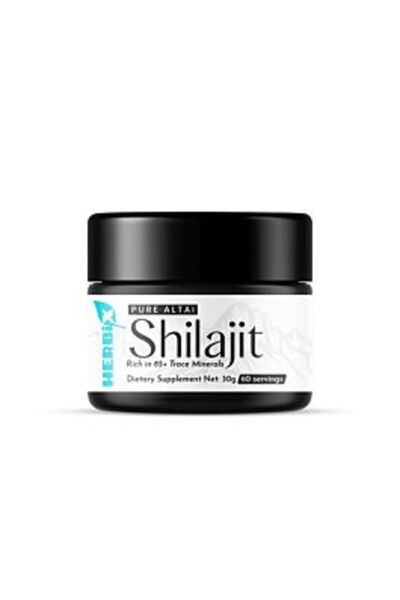 Herbix Shilajit Resin 100% Pure from the Altai Mountains 30 g -