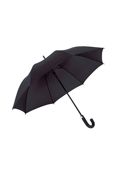 Sarıkaya Şemsiye Siyah 8 Tel Fiber Baston (GENİŞ TİP) Şemsiye