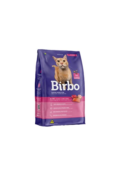 Birbo بيربو طعام جاف للقطط البالغة باللحوم والمأكولات البحرية1kg