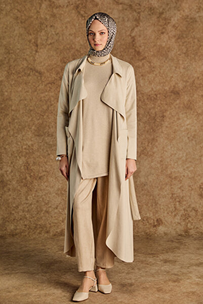 Setrms Nervürlü Şalvar Kesim Süet Pantolon