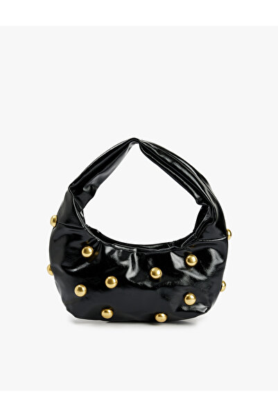 Koton Stone Detailed Faux Leather Bag