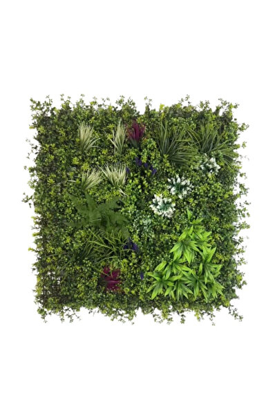 Ruyidecor Panou Artificial Decorativ cu Plante, Design Tropical 1x1m