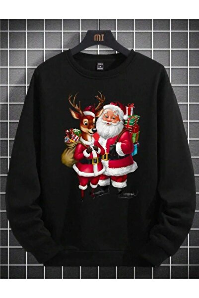 Hunors Sportswear & Company سويت شيرت نويل بابا غييك مطبوع موديل للجنسين مصنو...