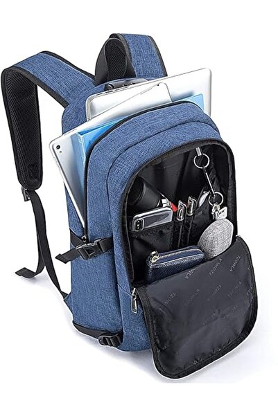 Tzowla Laptop Travel Backpack - Water Resistant Anti-Theft, Fits up to 15.6"