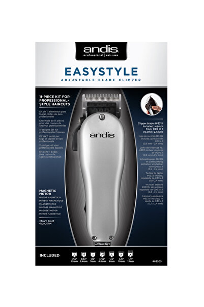 Andis EasyStyle Adjustable Blade Clipper (Adjustable 000 to 1, 10.5mm–2.4mm)