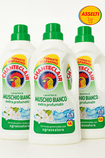 Chanteclair ASSELTI® Origin Italia – 3 x Muschio Bianco, 46 ​​spălări, extra ...