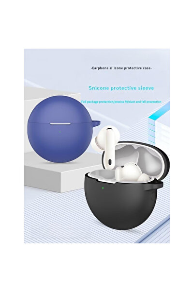 Coverzone High Quality Hooked Soft Silicone Earphone Case Compatible with Huawei Freebuds 7İ Fb-7İ