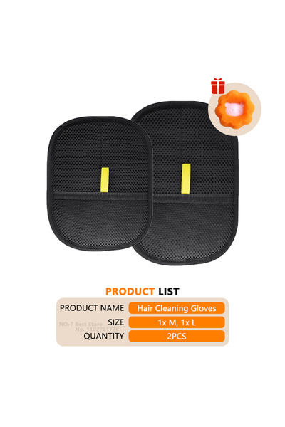 Choice3 مجموعة من 5 قفازات إزالة شعر الحيوانات الأليفة ثنائية الجوانب قابلة لإعادة الاستخدام ومضادة للكهرباء الساكنة وأداة للعناية بالقطط