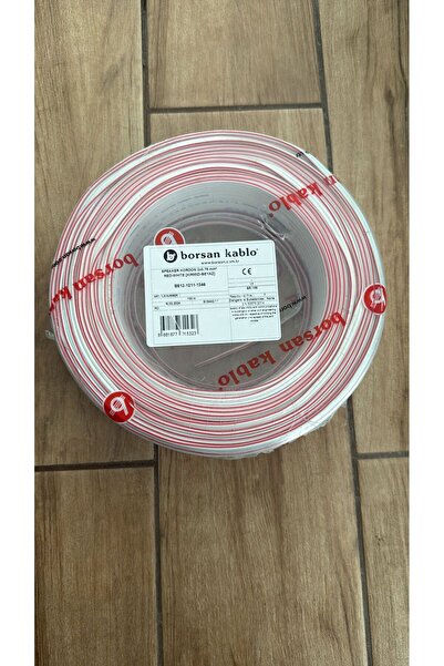 Borsan 2X0,75 100 M YAPIŞIK KORDON GERÇEK BAKIR