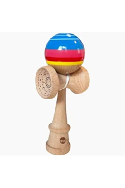 Inovius Kendama 18 cm din lemn, lucioasă, diverse modele - DKEND 3000