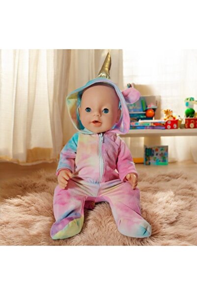 PROCART Păpușă interactivă, 45 cm, ochi mobili, urinează, plânge cu lacrimi, ...