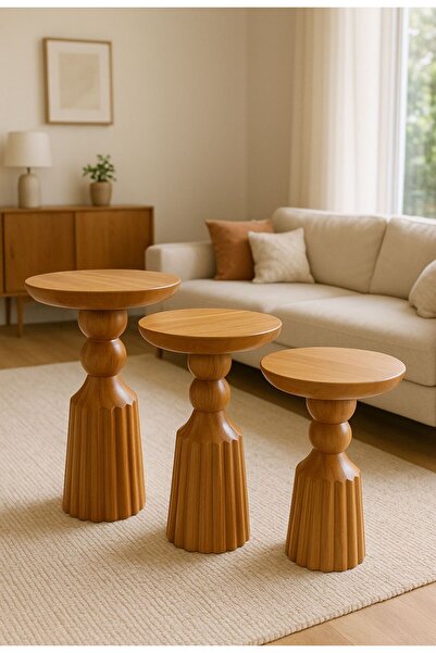 Nova Dizayn 3 LÜ TASARIM SEHPA ZİGON