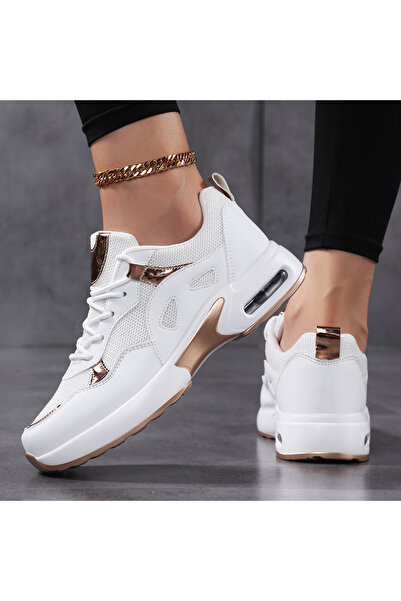 SOSENFER Bayan spor ayakkabıları, günlük nefes alacak kadın ayakkabıları,