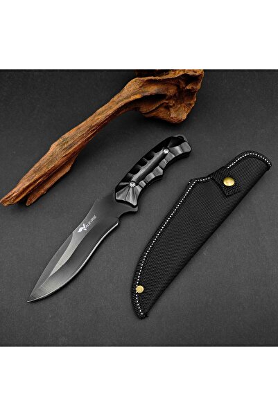 valkyrie 26 cm Büyük Boy Çelik Sabit Bıçak – Outdoor Kamp Av Bıçağı + Kılıf E...