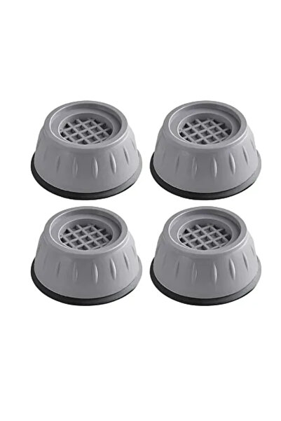 OEM Set of 4 GREY anti-shock and anti-slip feet for washing machine