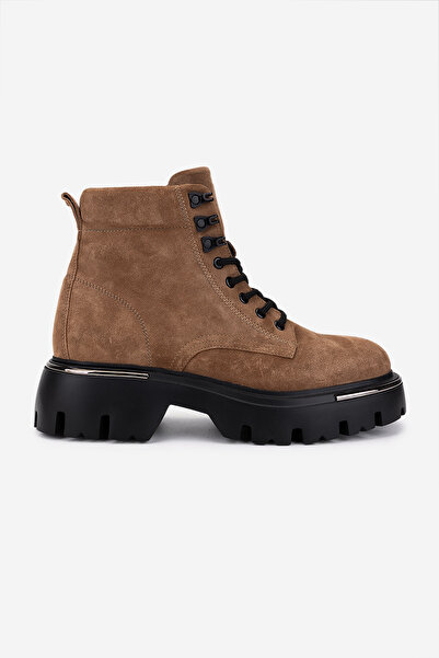 Valmenti Erkek Hakiki Deri Kahverengi Casual Bot