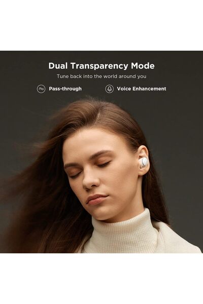 1MORE EVO Noise Cancelling Earbuds (White)