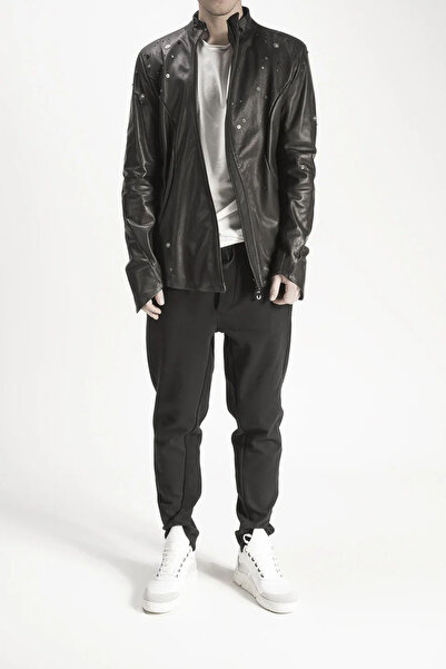 Barbarossa Moratti Holymoly Press-Stud Detail Deri Ceket