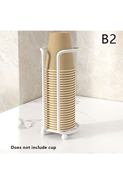 Choice1 حامل أكواب ورقية للمطبخ متعدد الوظائف من B2 للاستخدام مرة واحدة، رف ت...