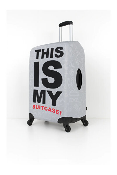 Trink Çanta Husă pentru valiză din material textil și husă pentru valiză (13-This Is My) Cabin Cabin
