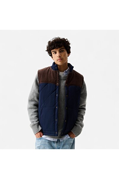 Hunter TRANENT PUFFER GILET Erkek Lacivert Şişme Yelek HARM0002252-NS