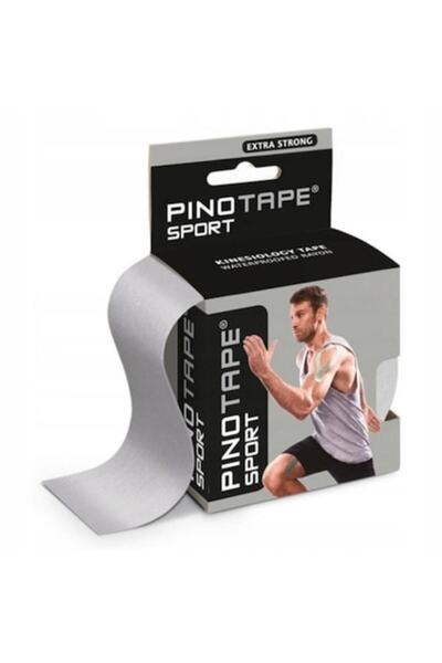 PinoTape Sport Kinesio Tape - Silver, 5 m x 5 cm