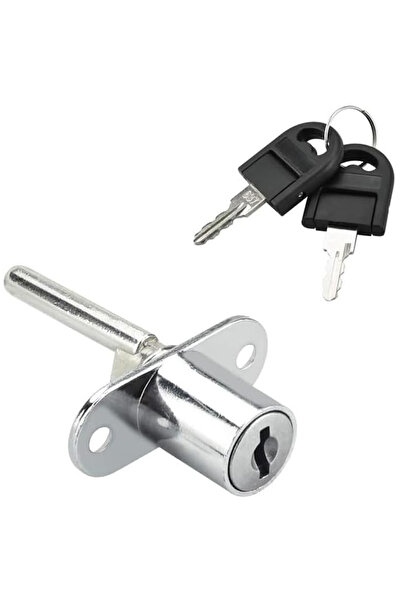 Raco قفل خزانة ودرج أثاث، مقاوم للصدأ (قفل بمكبس - N666T)