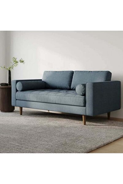 Levona 3-Seat Sofa 220×85×90 cm - Blue