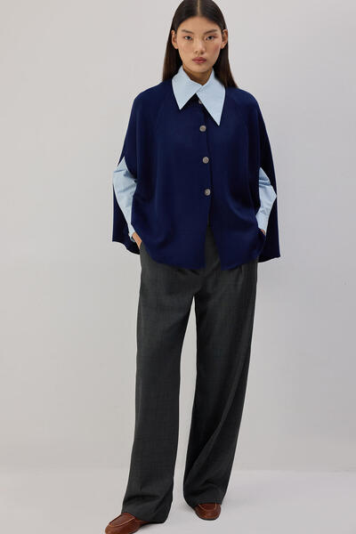 Touché Privé Oversized Tricot Poncho