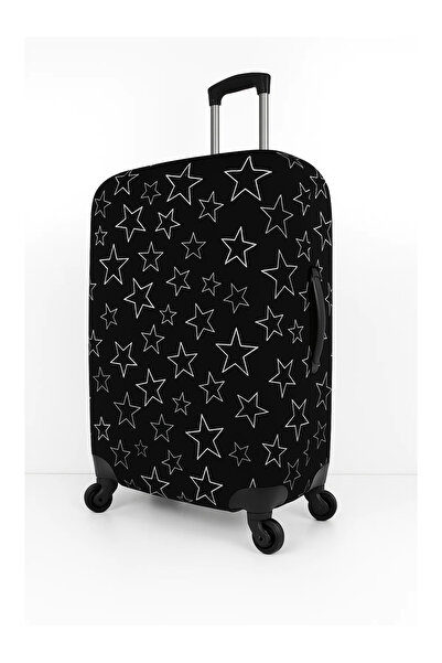 Trink Çanta Fabric Suitcase Cover and Luggage Cover (133-Yildiz) Cabin Cabin