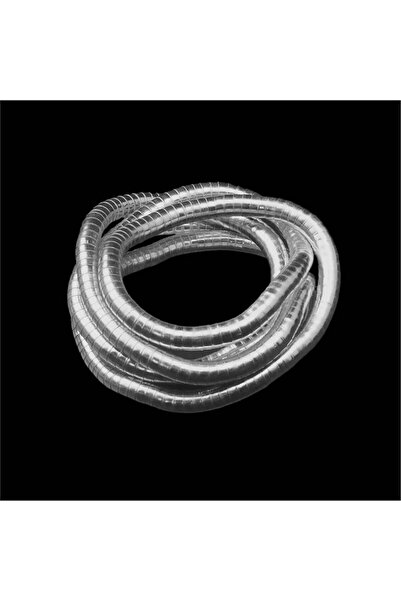 Pelin Aksesuar Silver Color Shapeable Snake Necklace