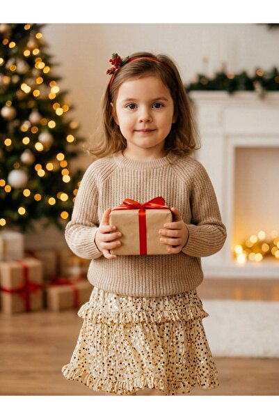 SETTY KOOP Girls Glitter Sequin Skirt – Layered Ruffle Party Skirt for Holida...