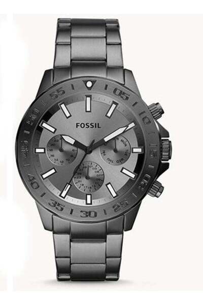 Fossil Men's Bannon Multifunction Smoke Stainless Steel Watch BQ2491