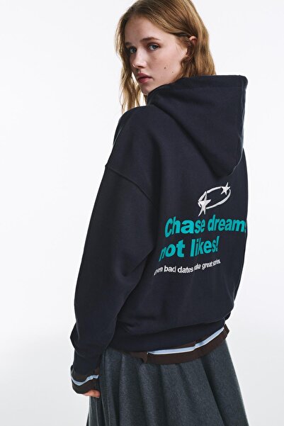Pull & Bear Hoodie with star text