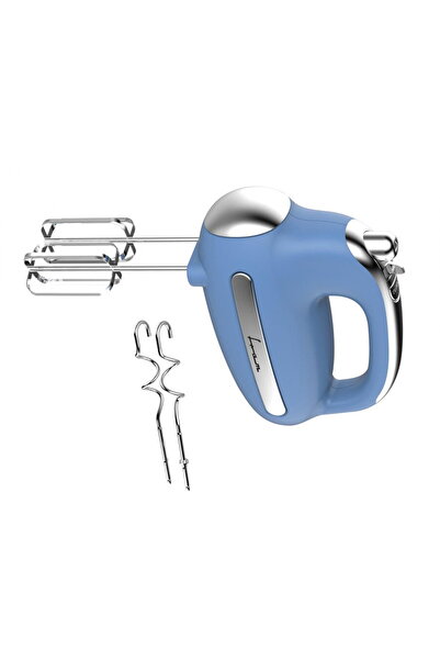 FRAM Hand Mixer FHM-3005BL, 300 W, 5 Speeds + Turbo, Stainless Steel Beaters and Hooks Blue