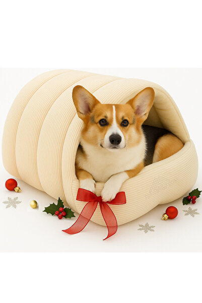 Fish & Paws Culcus Pentru Caini si Pisici, ® Pat Tip Pestera pentru Animale, ...