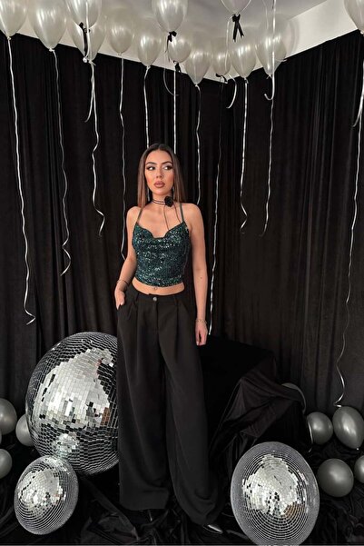 Vaveyy Strappy Degaje Blouse