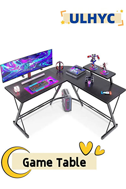ULHYC L-Shaped Desk Computer Corner Table 51 Inch Home Gaming Desk Office Wri...
