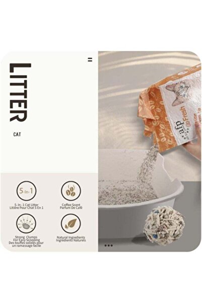 All For Paws رمل قطط متكتل 5 في 1 بنكهة التوفو 6 لتر