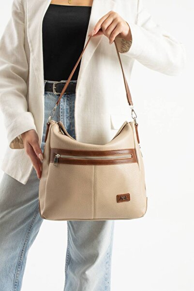 H&D COLLECTİON بيج تابا نسائي 1. حقيبة كتف كاجوال ذات صناعة متقنة