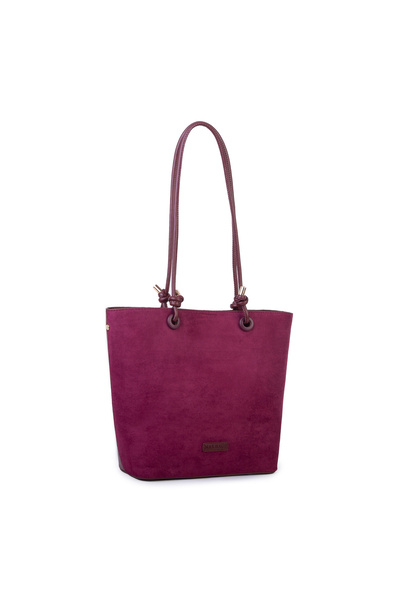 Nas Bag , Large Size, Suede, Women's Shoulder Bag