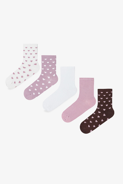 Penti Rose Heart 5-Pack Socks