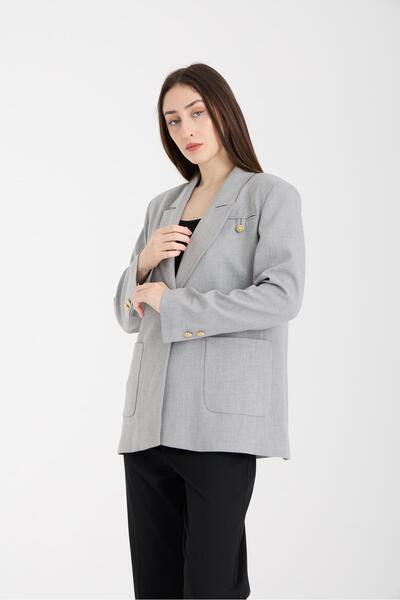 nigo collection Kadın Oversize Blazer Ceke