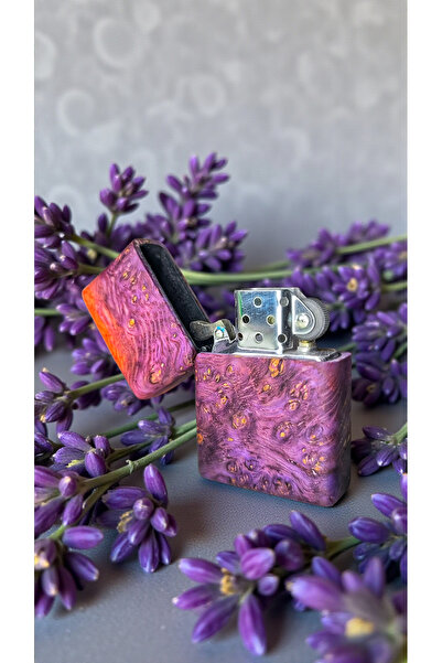 precious Stabilize Meşe Ağacı El Yapımı Benzinli Çakmak – Ömür Boyu Garantili