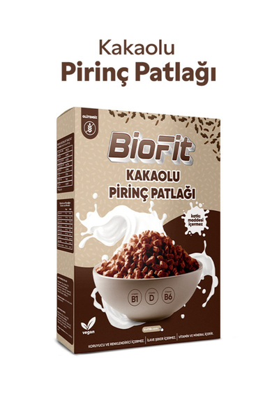 Biofitle 6 Adet 250G Glutensiz Kakaolu Pirinç Patlağı – BioFit